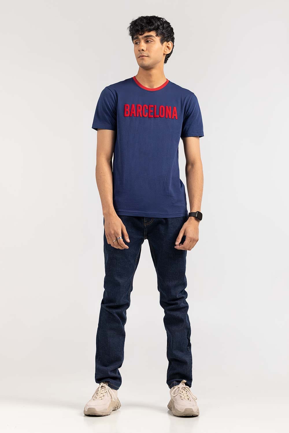 Navy Fashion T-shirt JGP-D319