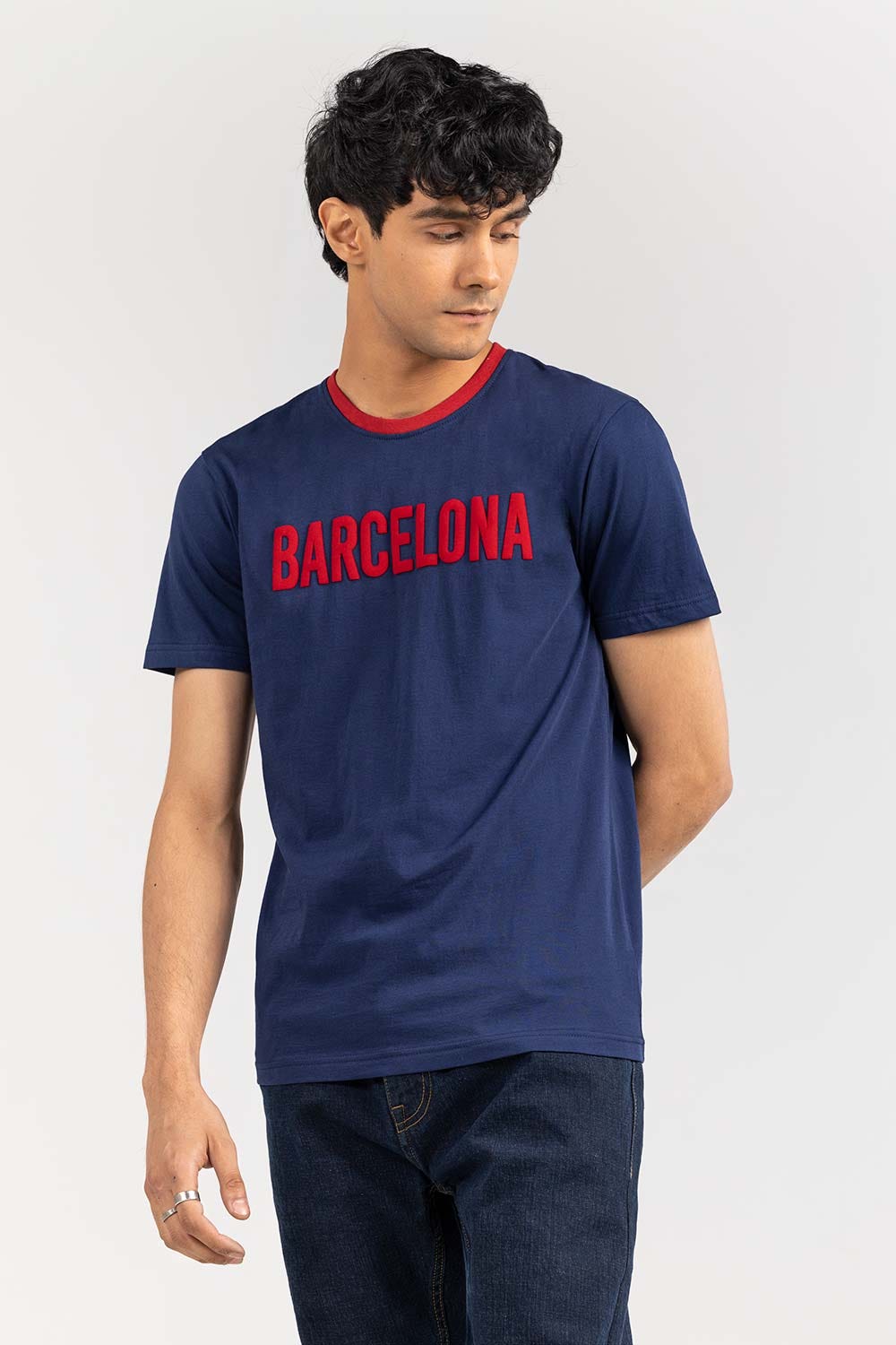 Navy Fashion T-shirt JGP-D319