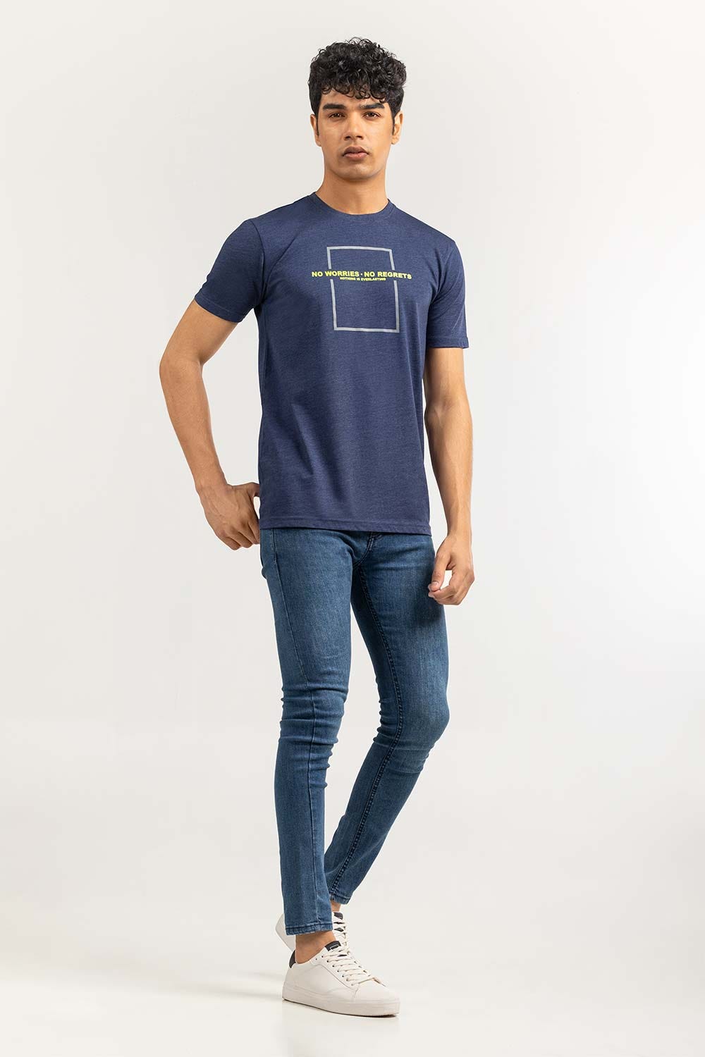 Navy Fashion  T-Shirt JGP-D324