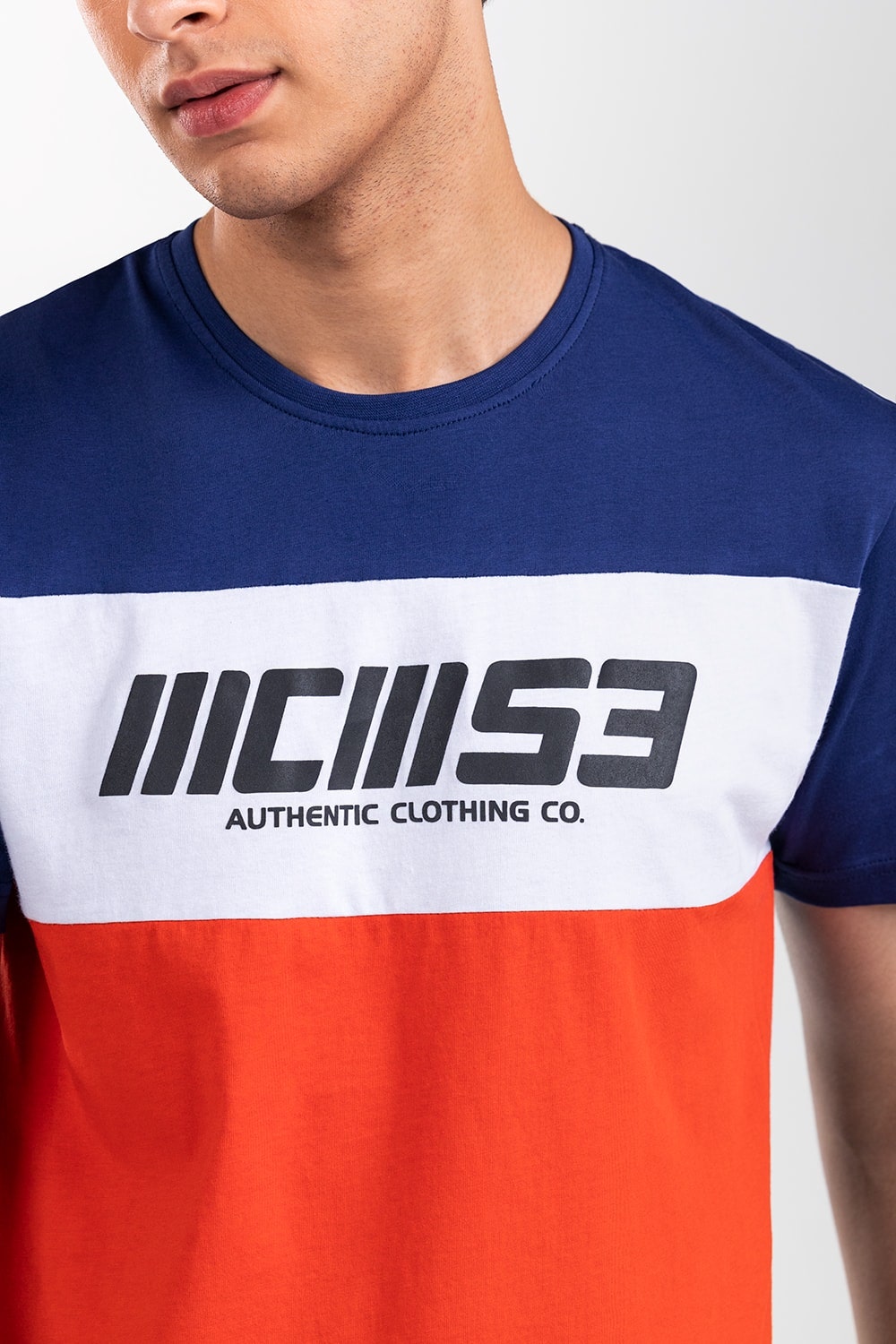 Navy-Red Fashion T-Shirt JGP-URB-D222