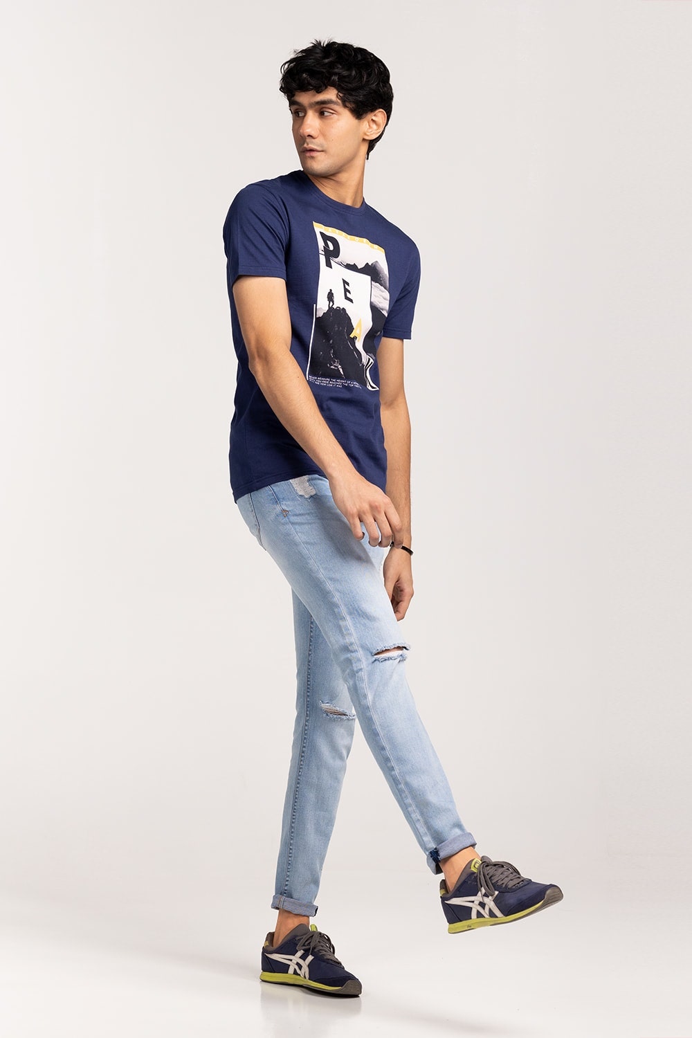 Navy Fashion T-Shirt JGP-URB-D242-01