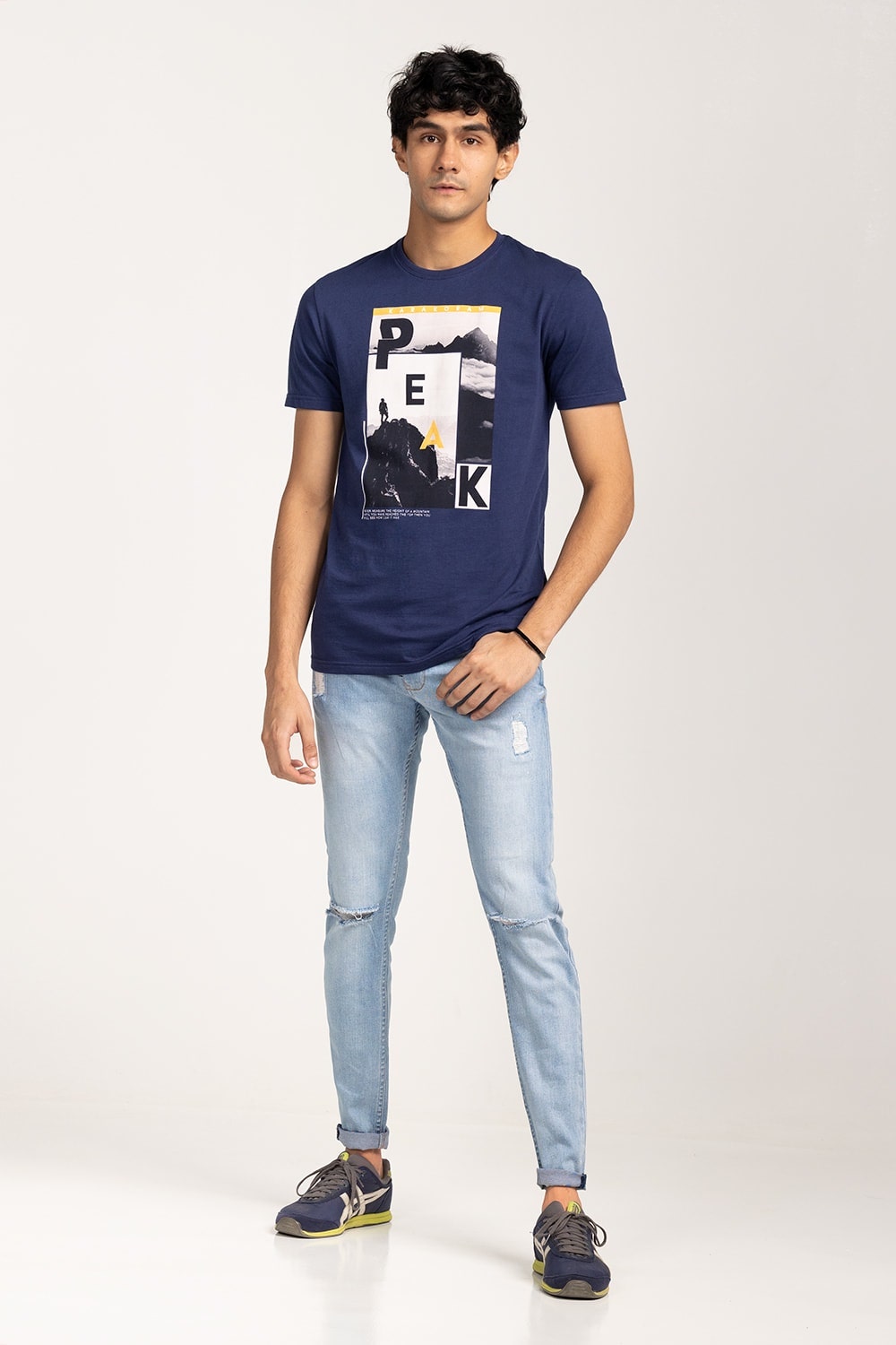 Navy Fashion T-Shirt JGP-URB-D242-01
