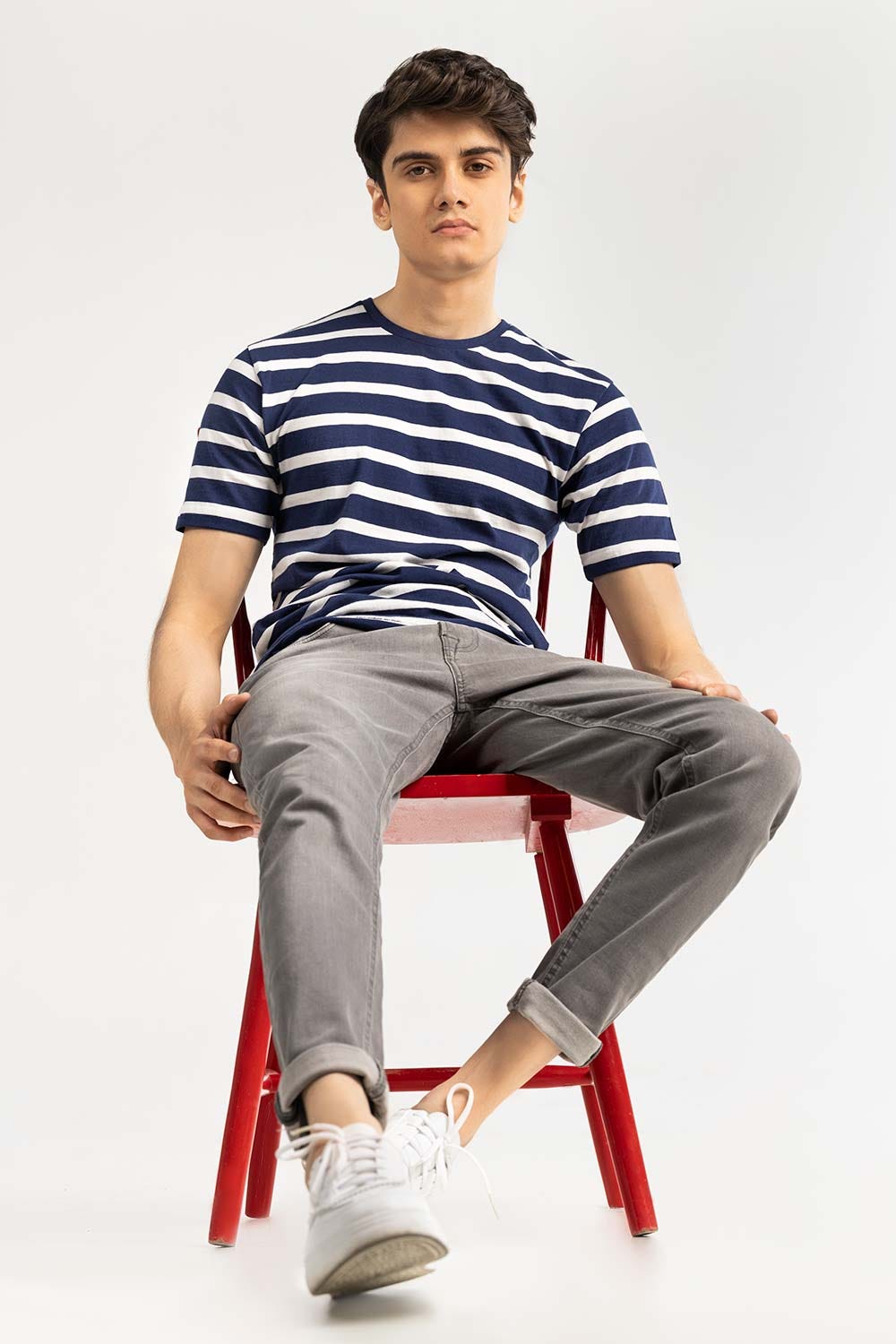 Navy Fashion T-shirt YD-TEE-D19