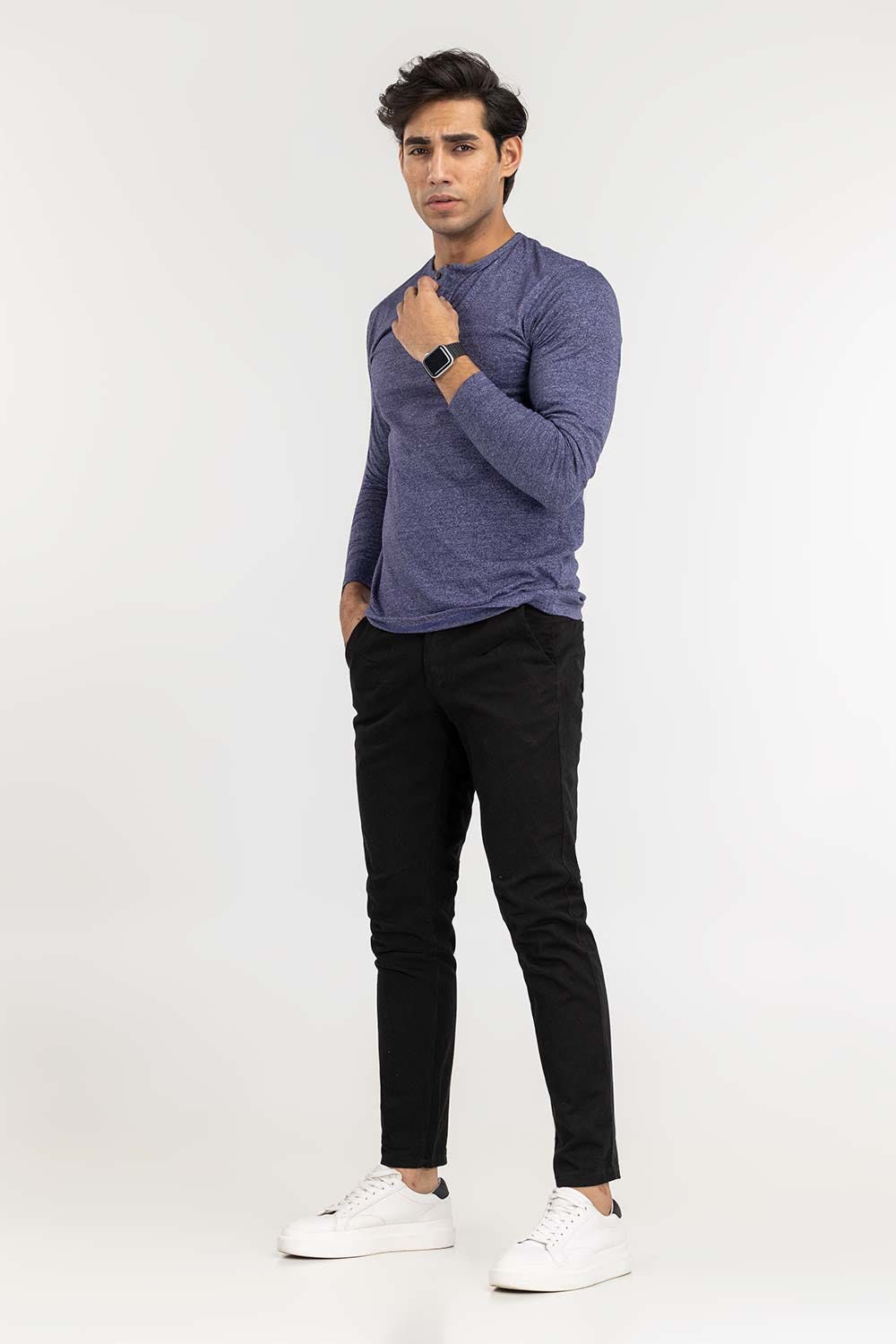 Navy Fashion Tees TS-FFSSJ22-010