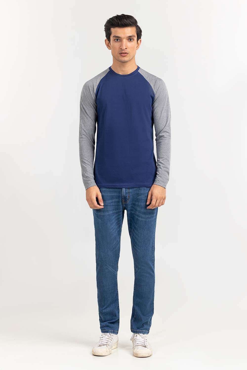 Navy Fashion Tees TS-FFSSJ22-013