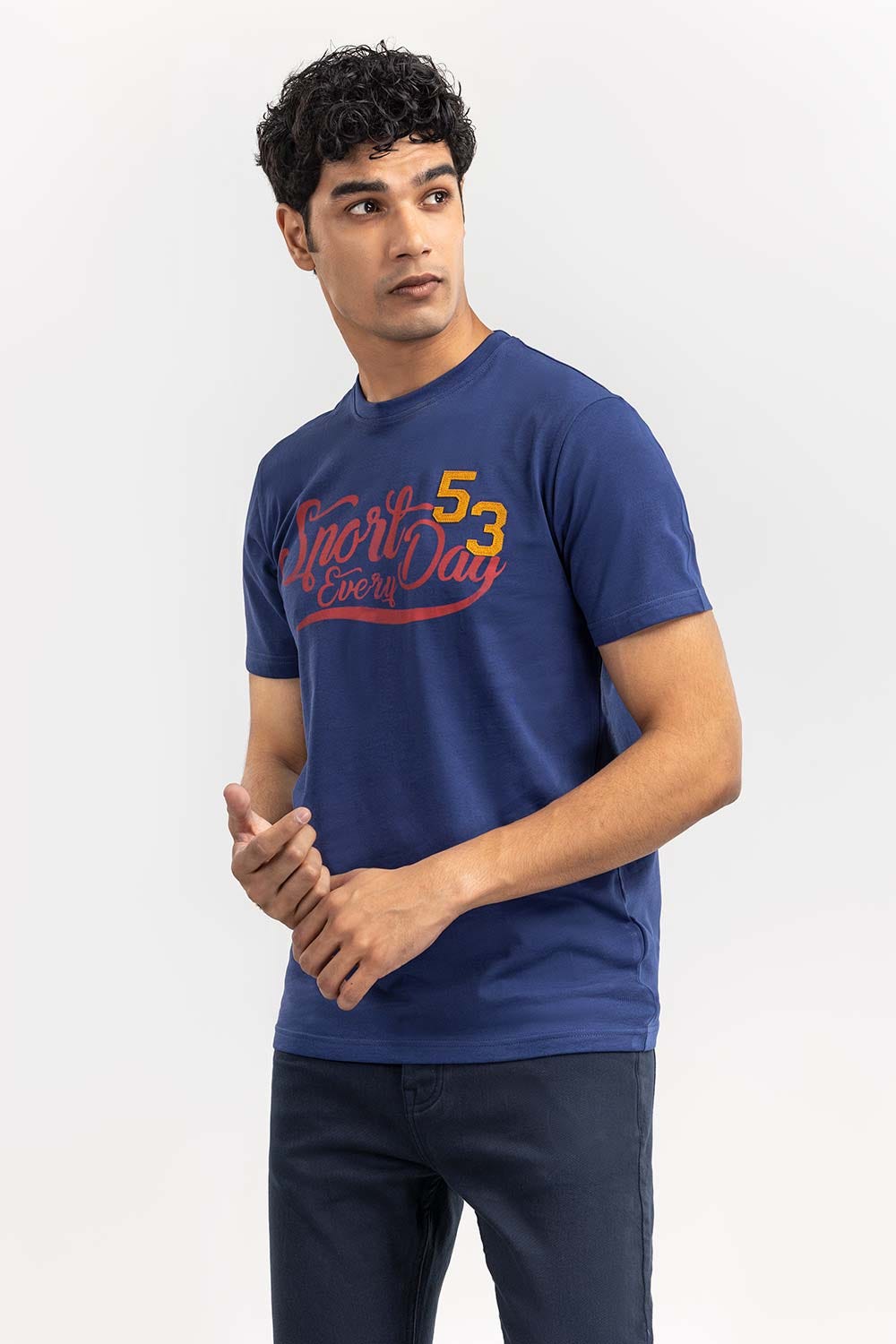 Navy Fashion Tees TS-FSJ22-037