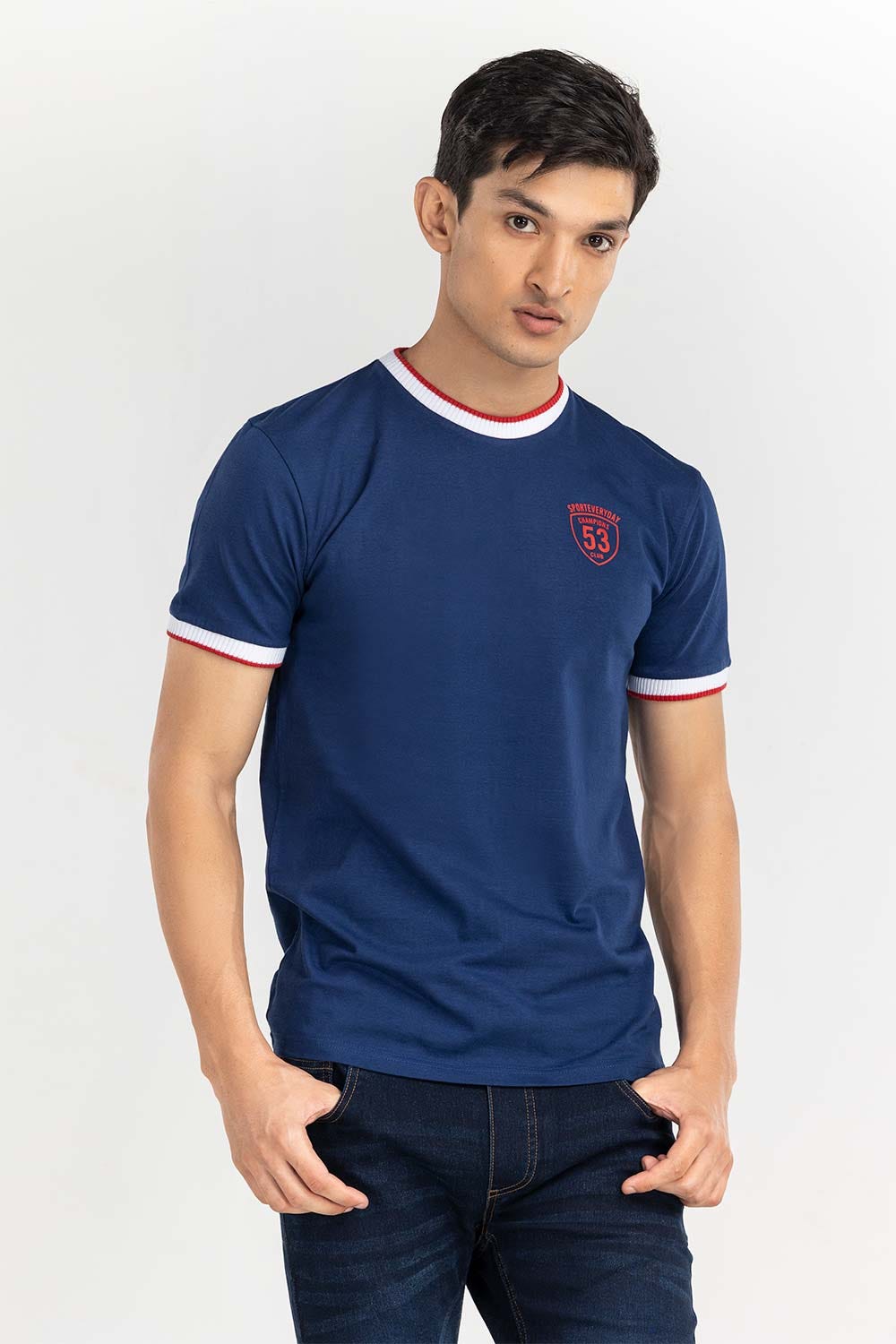 Navy Fashion Tees TS-FSJ22-056
