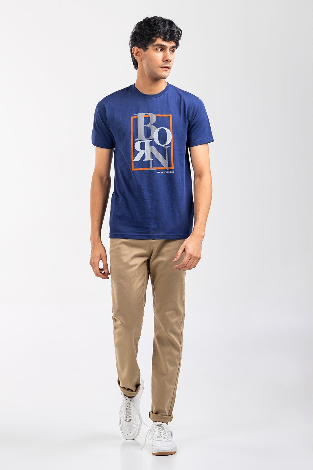 Navy Graphic T-Shirt JGP-URB-D246-01