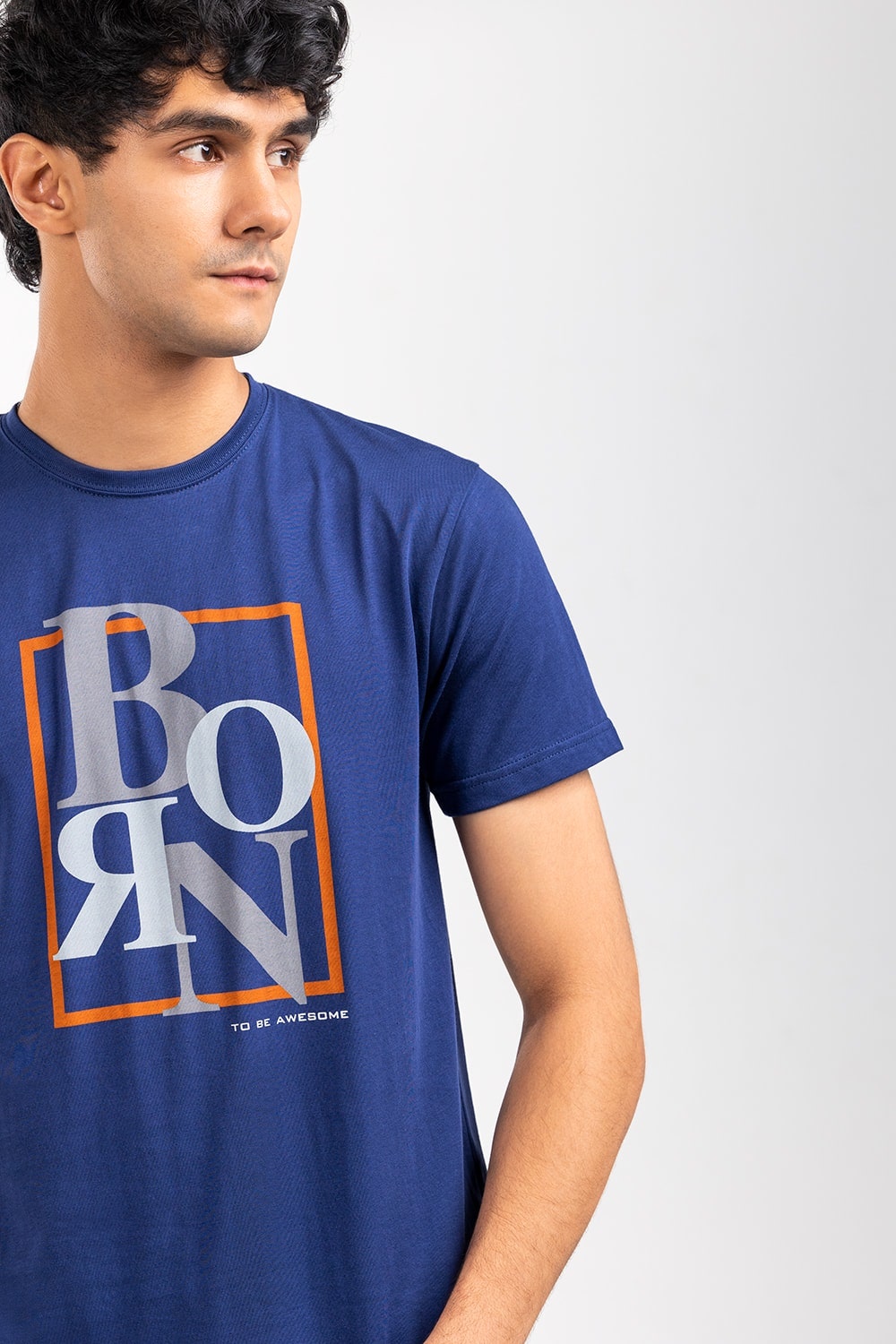 Navy Graphic T-Shirt JGP-URB-D246-01