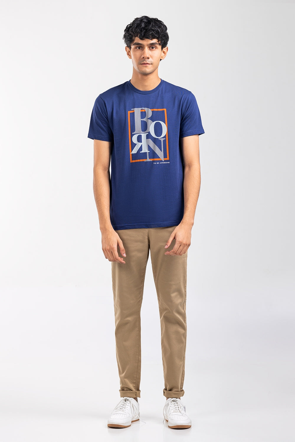 Navy Graphic T-Shirt JGP-URB-D246-01