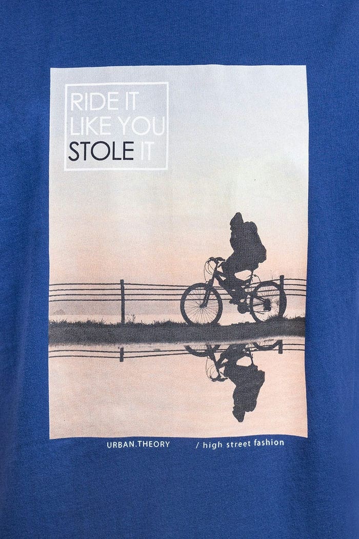 Navy Graphic Tee JGP-URB-D245-01