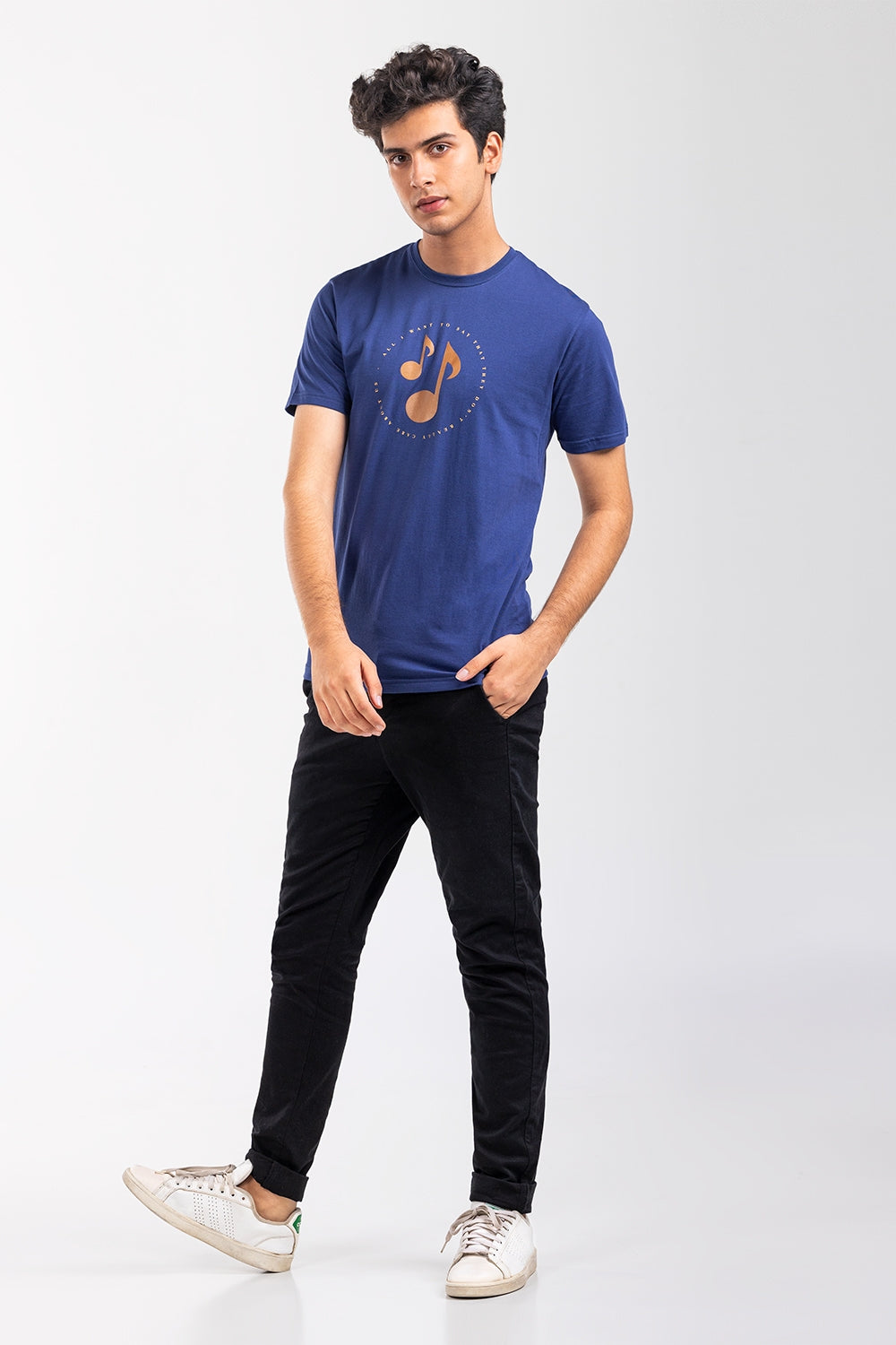 Navy Graphic Tee JGP-URB-D250-02
