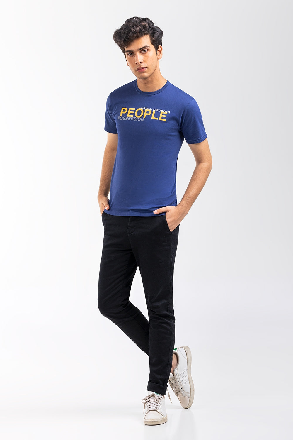 Navy Graphic Tee JGP-URB-D257-02