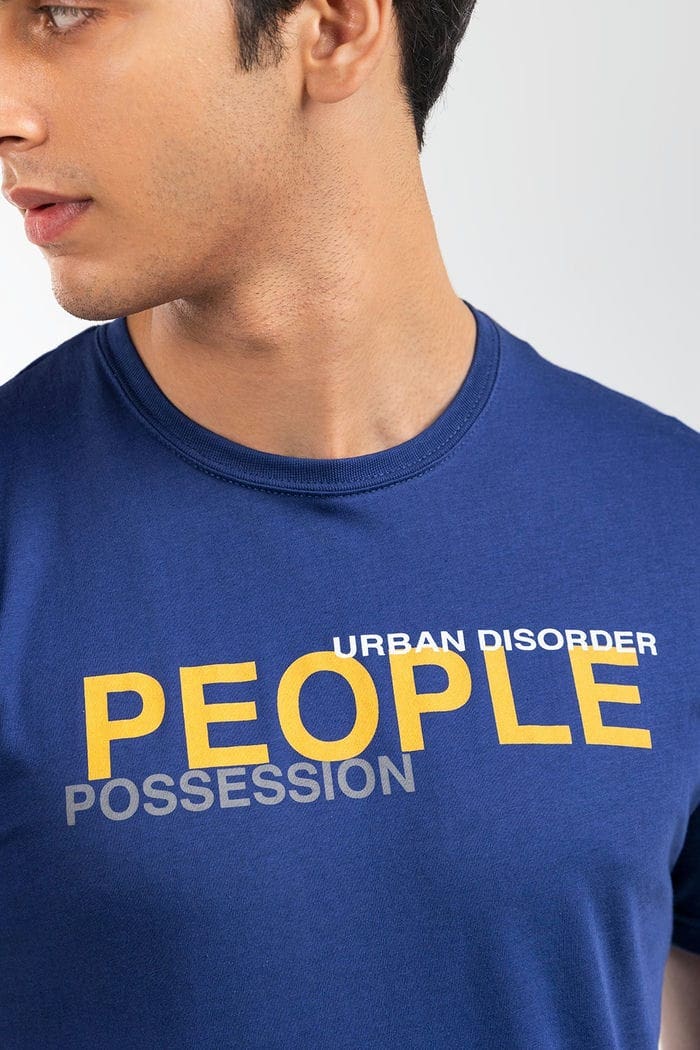 Navy Graphic Tee JGP-URB-D257-02