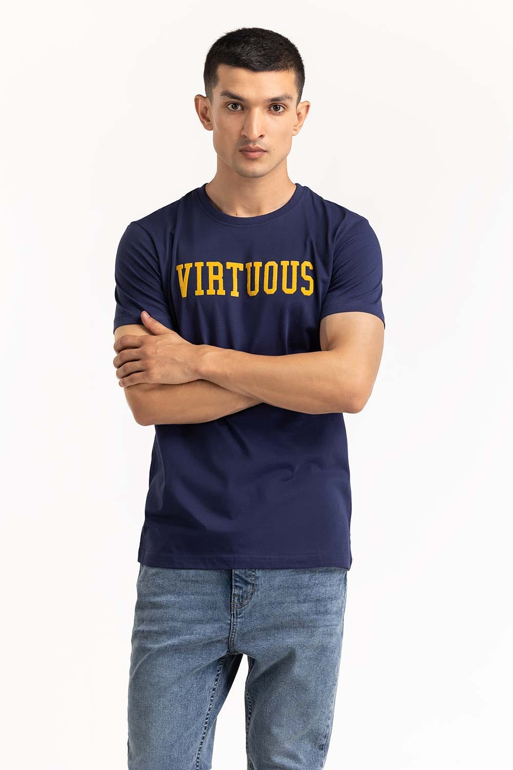 Navy Graphic Tee TS-CNSJ23-260