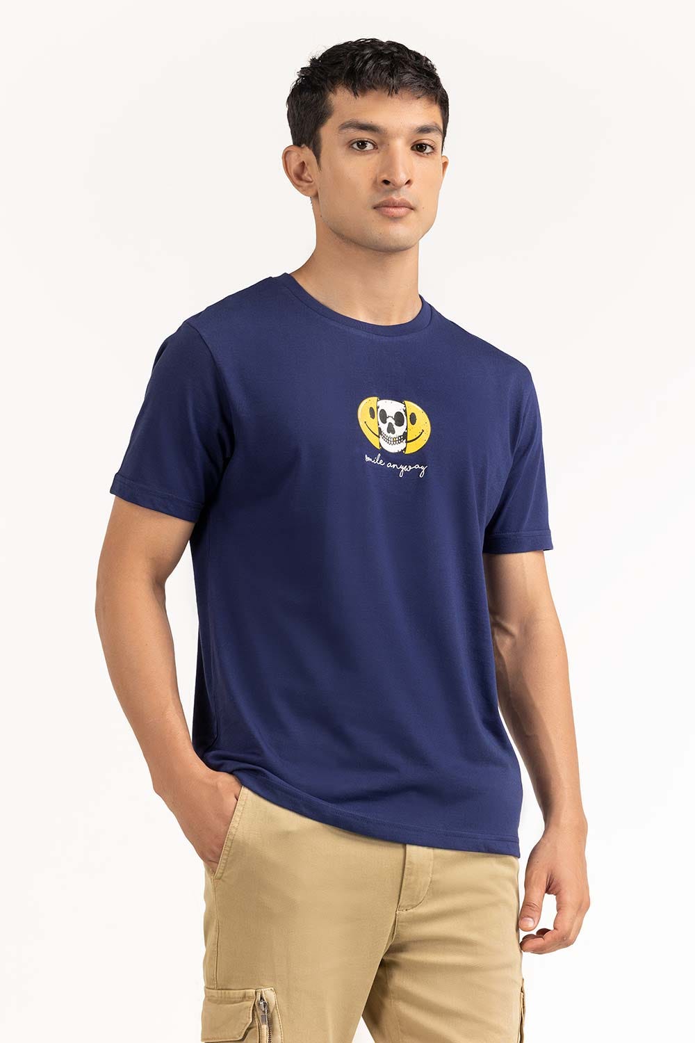Navy Graphic Tees TS-CNSJ23-115