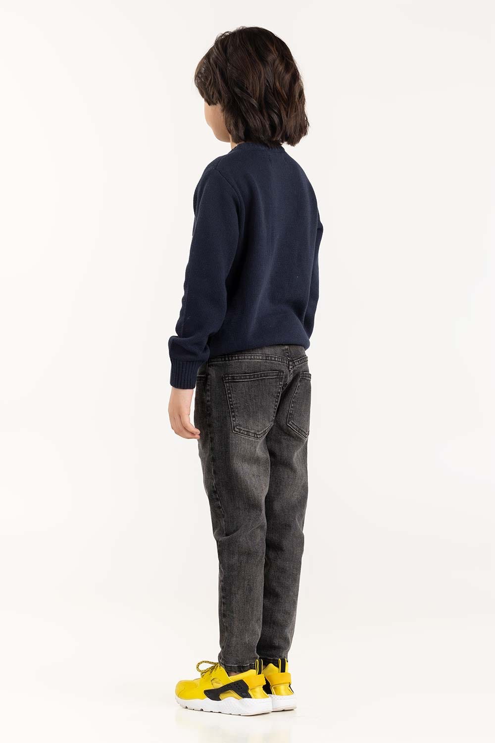 Toddler Boy Navy Knit Sweater 224-511-021