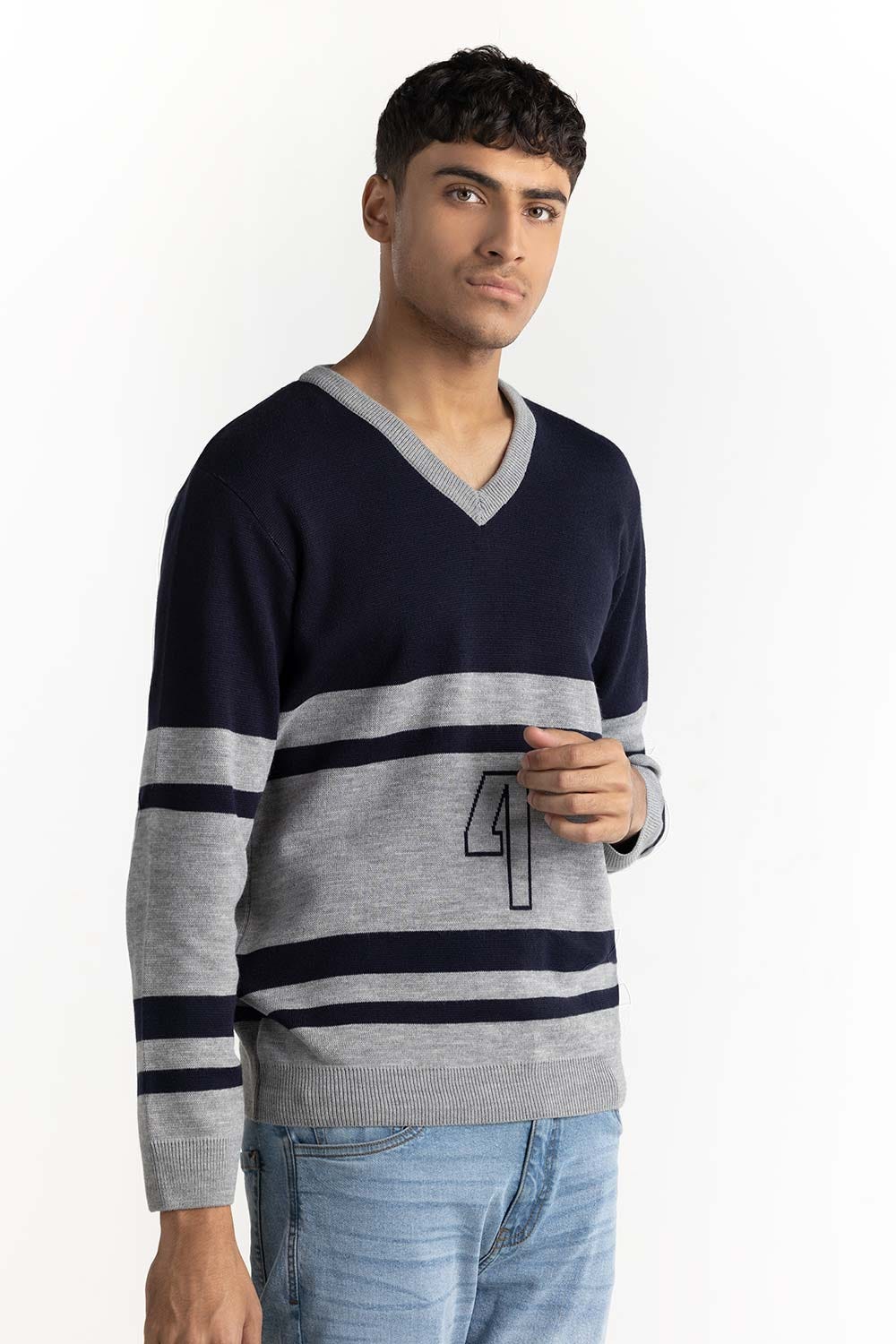 V-Neck Sweater 224-111-007