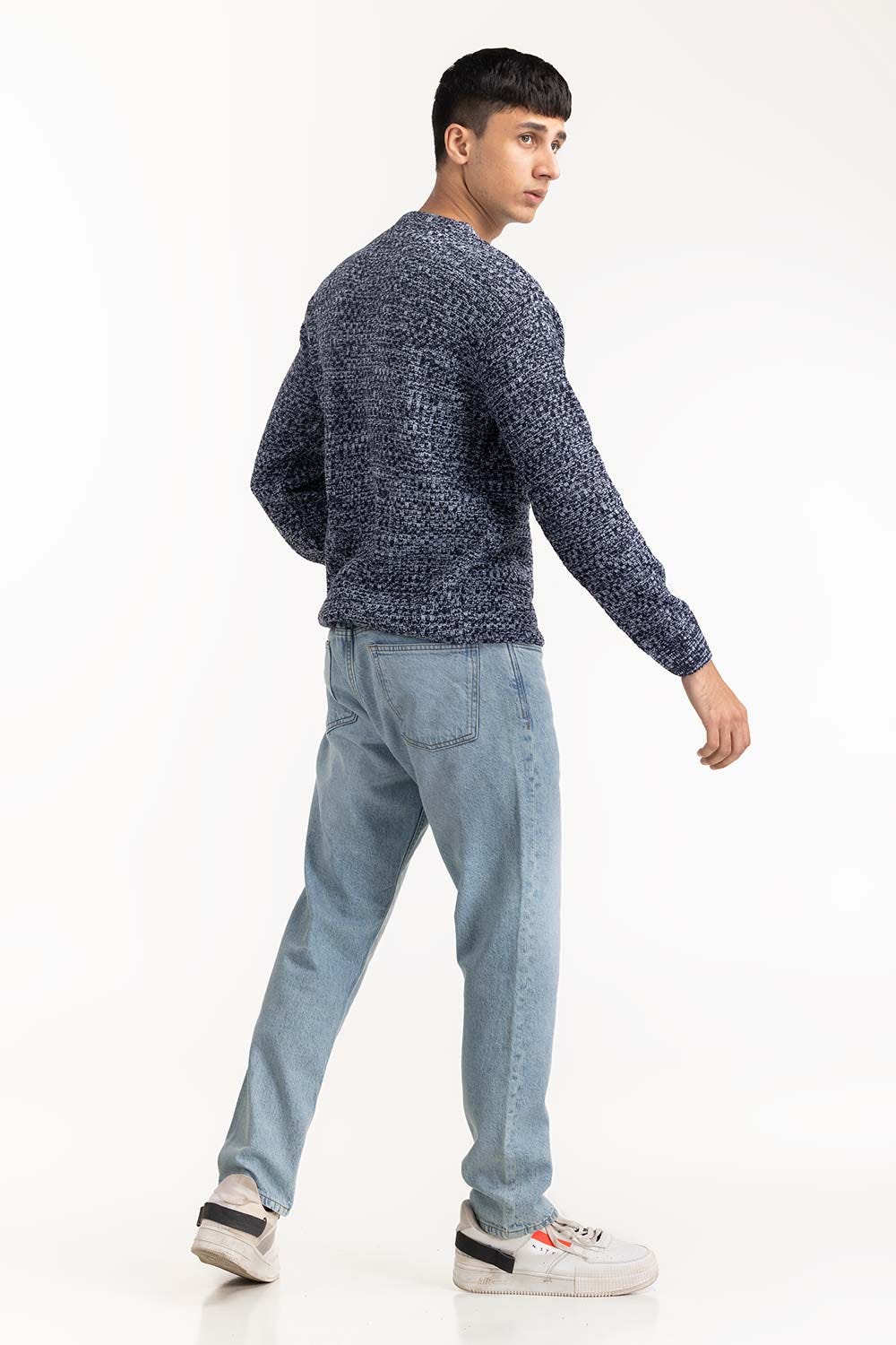 Navy Sweater 224-111-025 B