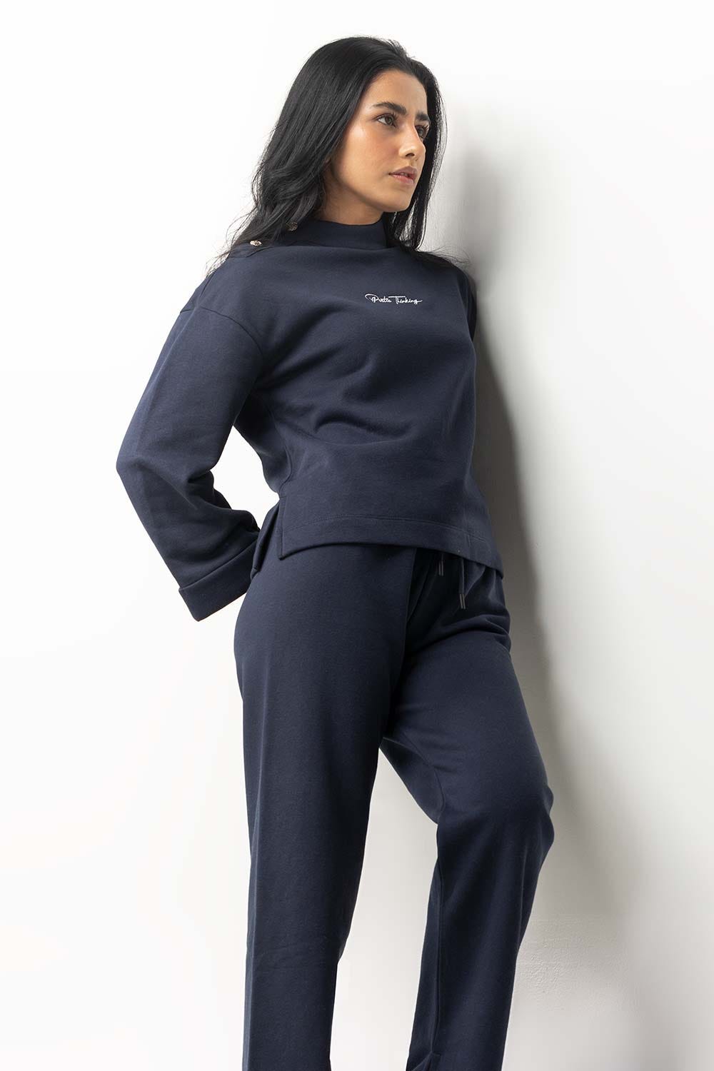 Navy Sweatshirt 224-212-065