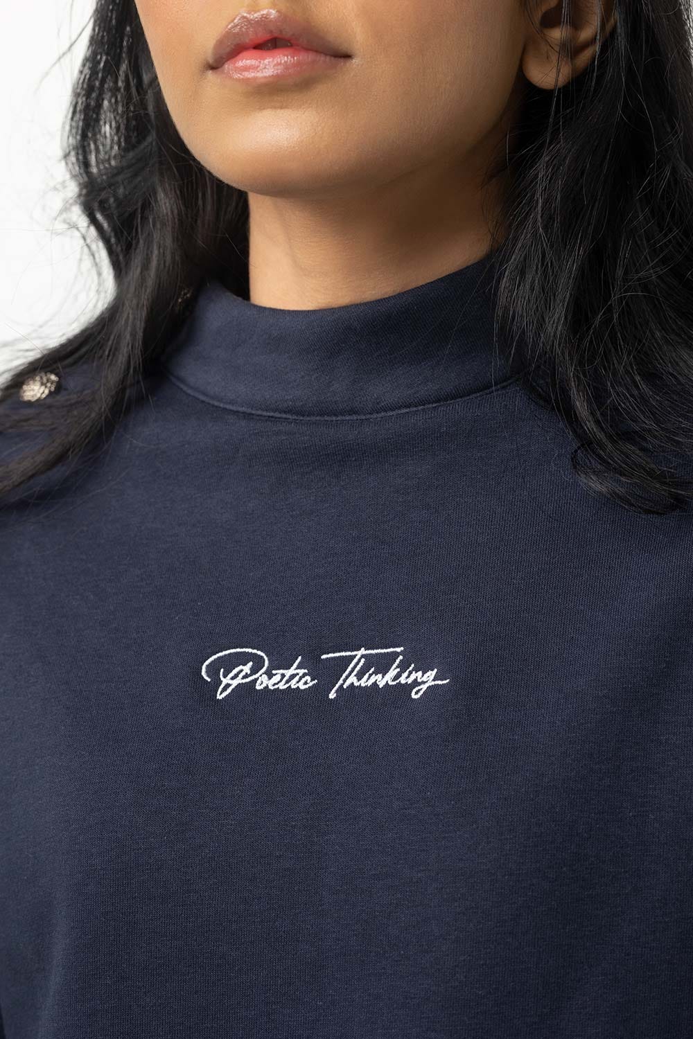 Navy Sweatshirt 224-212-065