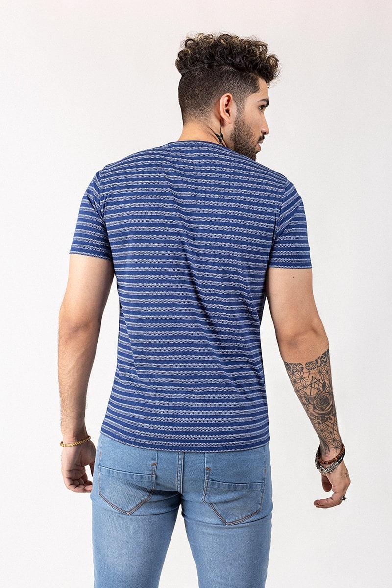 Navy Printed Tee JCN-PRINT-03-02