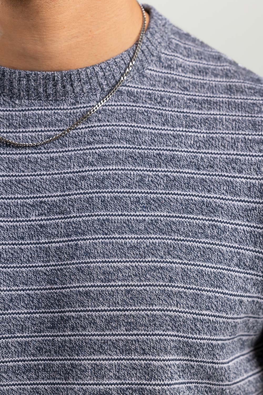 Navy White Fashion Sweater FS-SWT-FD-345-01