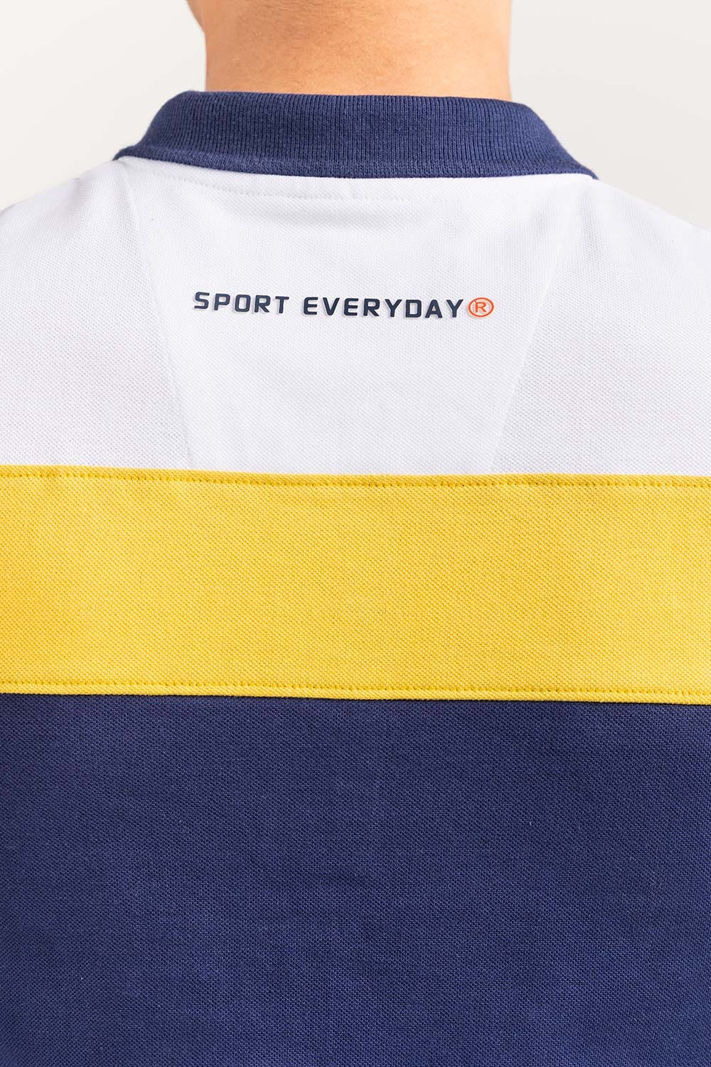 White Navy Sport Polo PKP-SP-113