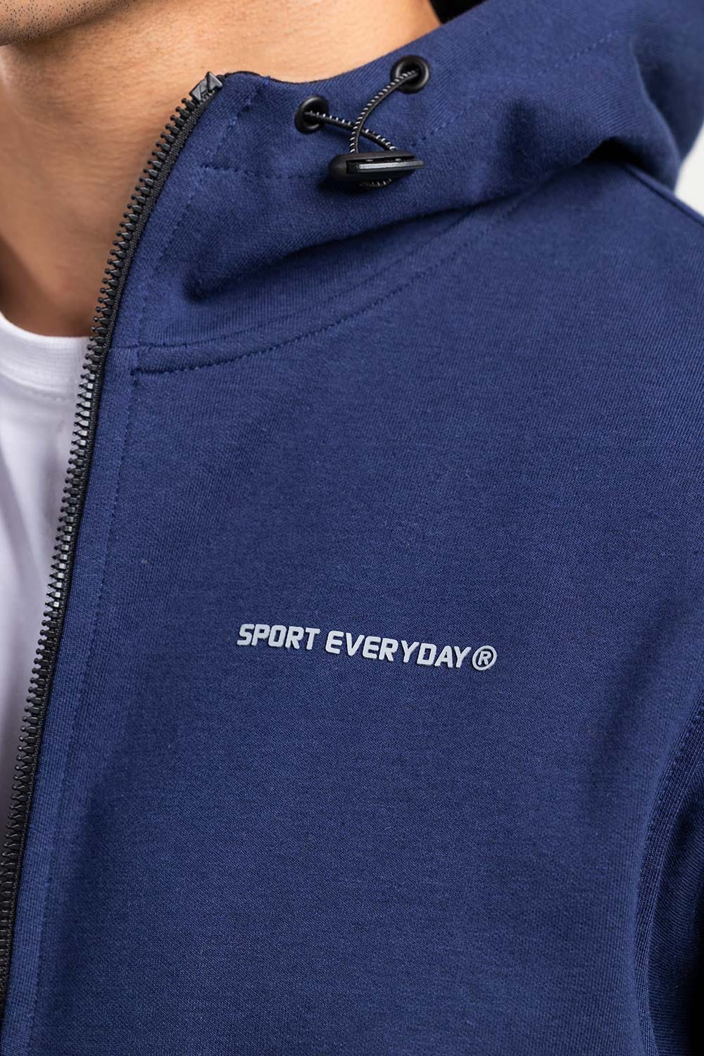 Navy Zipper Hoddie JKT-HZJ-D49-03