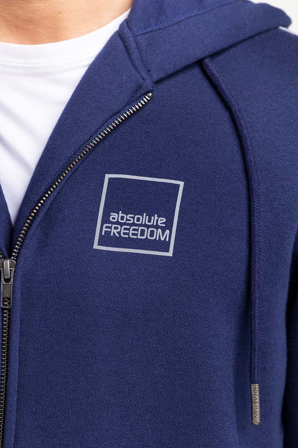 Navy Zipper Hoddie JKT-HZJ-D51-02