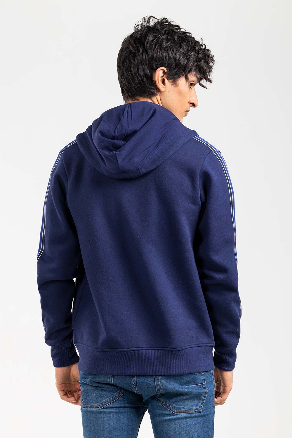 Navy Zipper Hoddie JKT-HZJ-D51-02