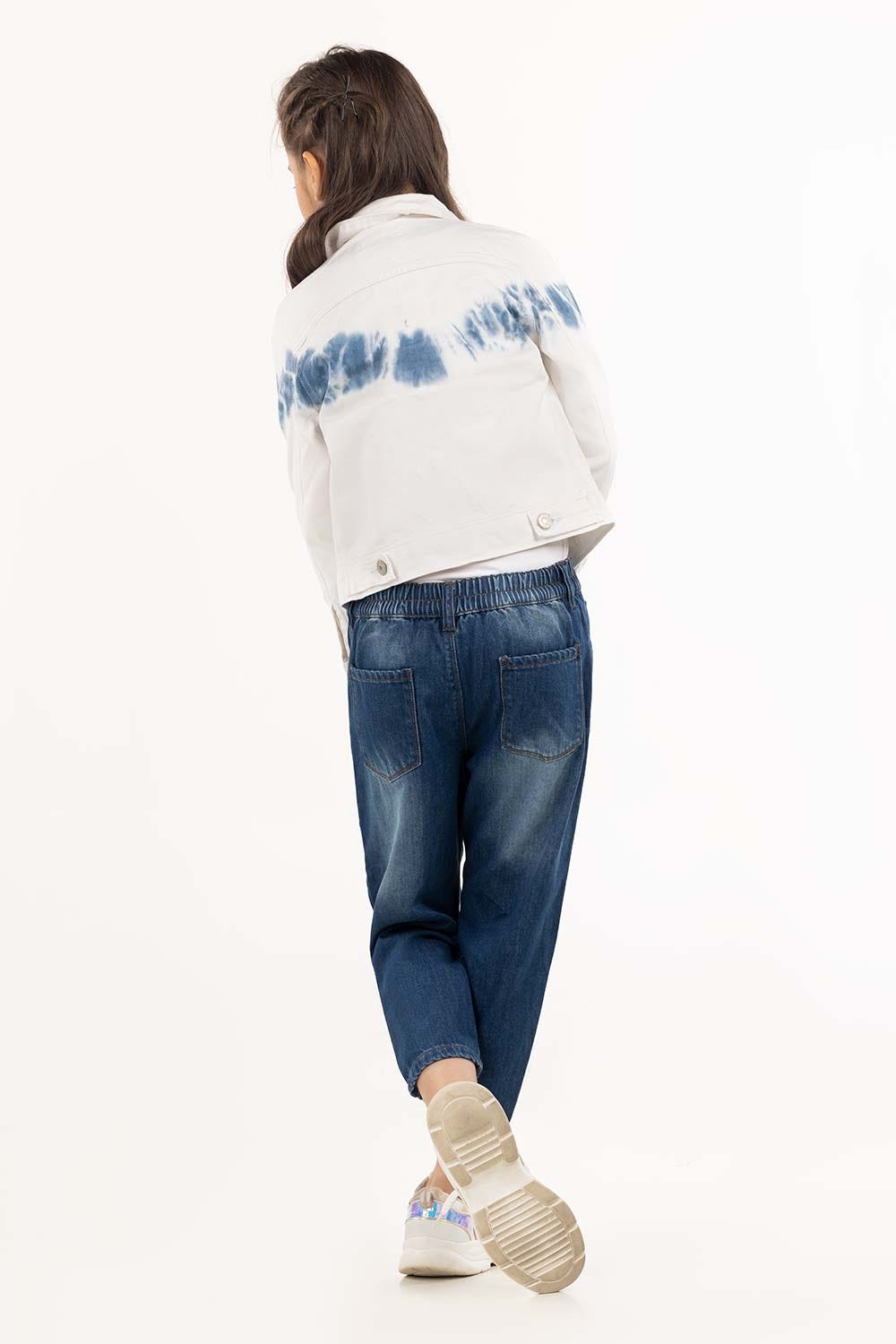 Junior Girl Non Denim Tie Dye Jacket 224-410-060