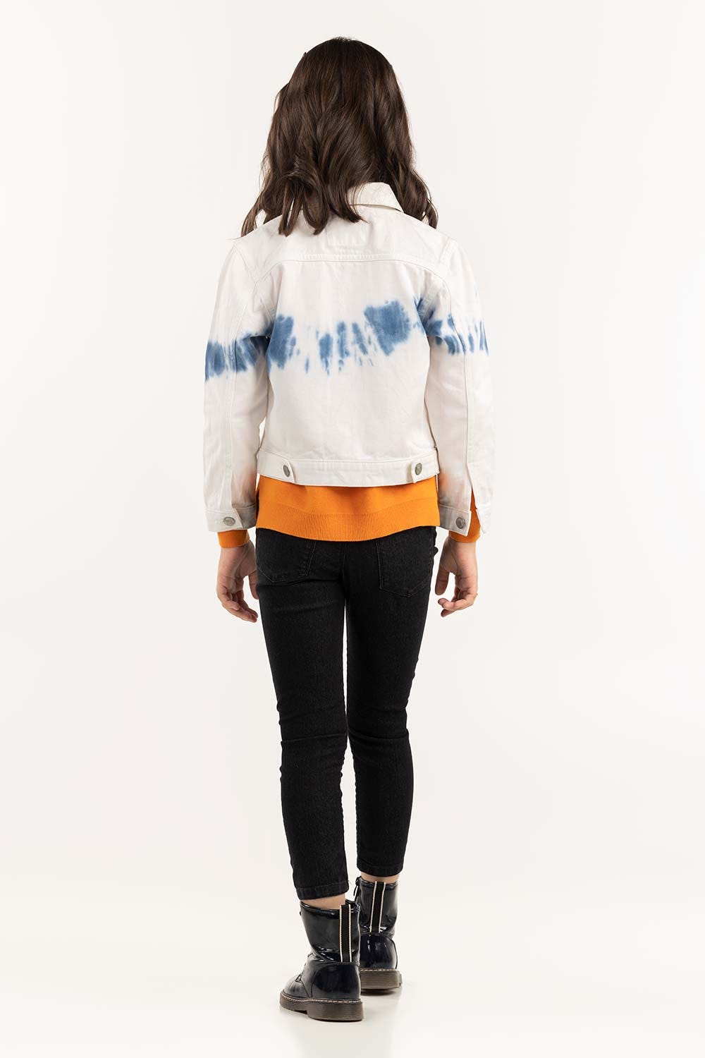 Junior Girl Non Denim Tie Dye Jacket 224-410-060