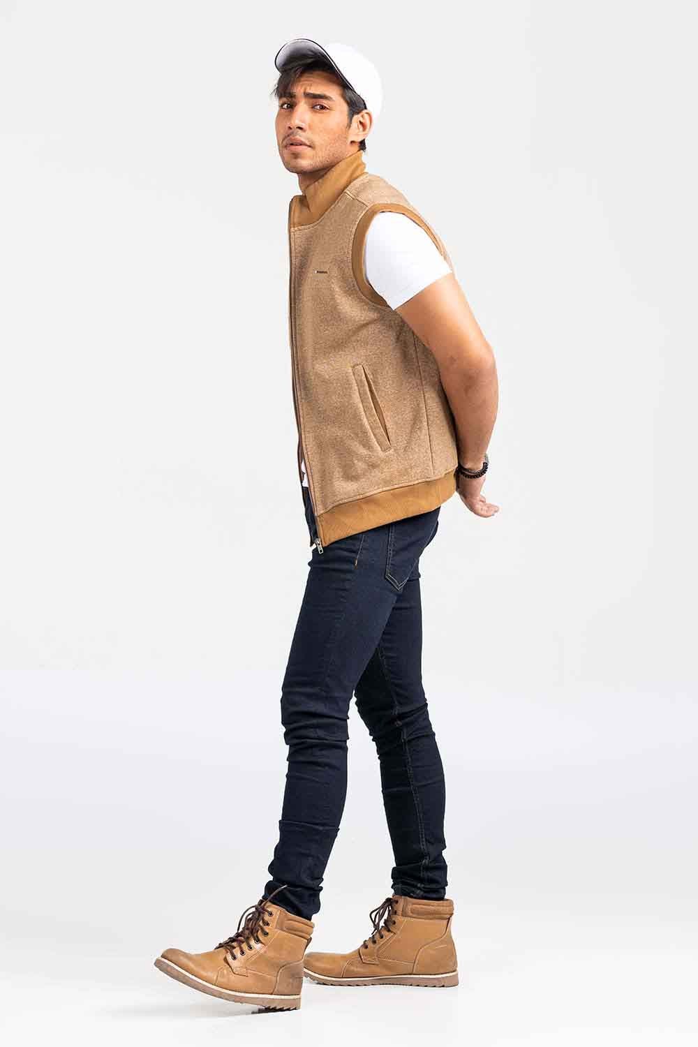 Oatmeal Fashion Jacket JKT-MNV-D25-02