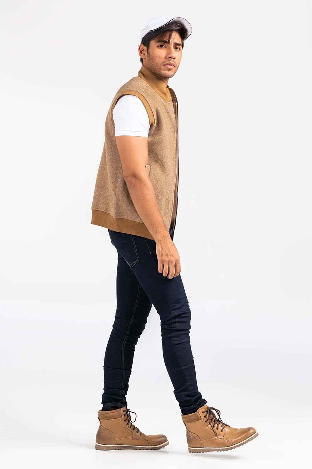 Oatmeal Fashion Jacket JKT-MNV-D25-02