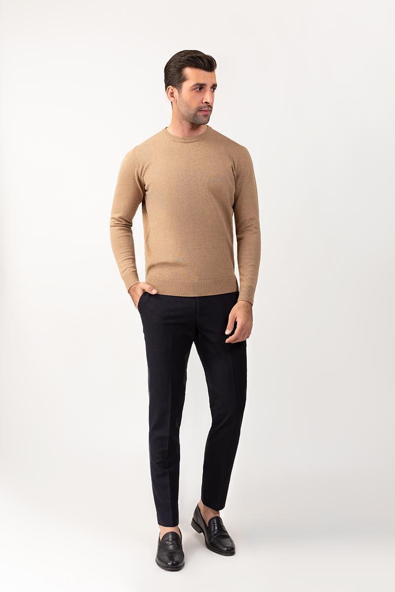 Oatmeal Fashion Sweater FS-SWT-D31-01