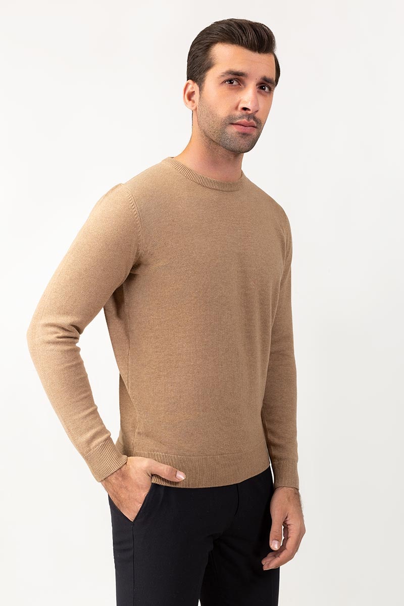 Oatmeal Fashion Sweater FS-SWT-D31-01