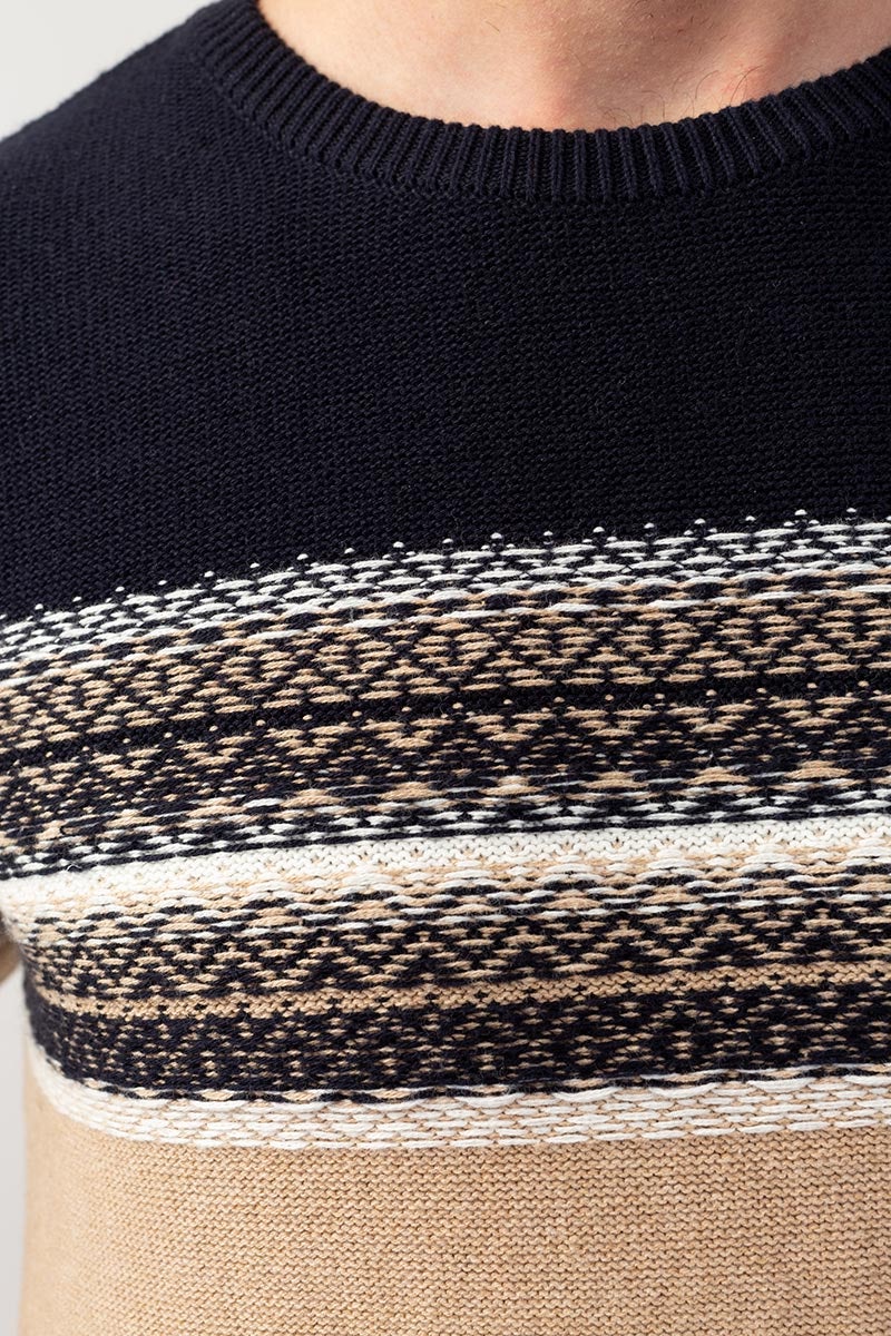 Oatmeal Fashion Sweater FS-SWT-FD-278-01