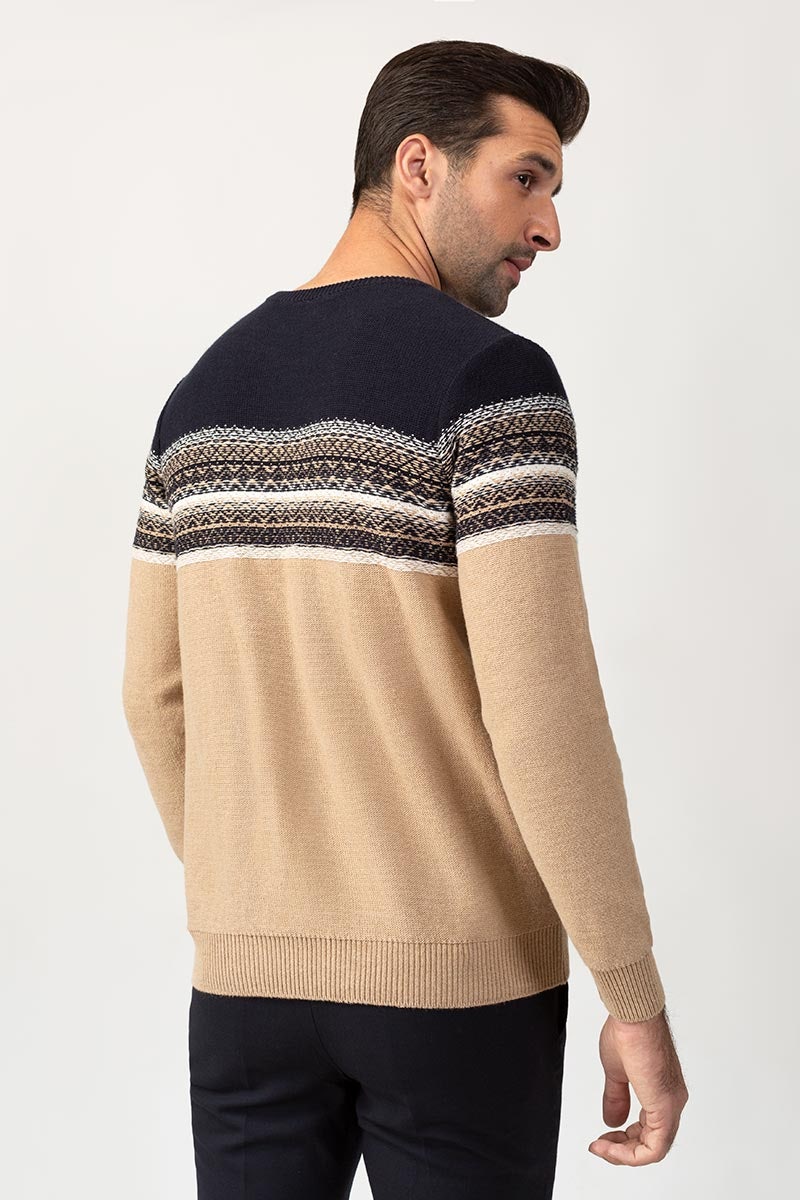 Oatmeal Fashion Sweater FS-SWT-FD-278-01