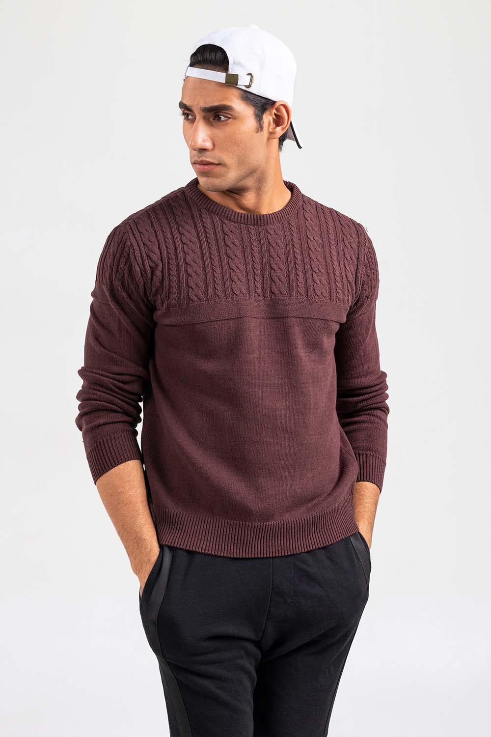 Oatmeal Fashion Sweater FS-SWT-FD-356-01