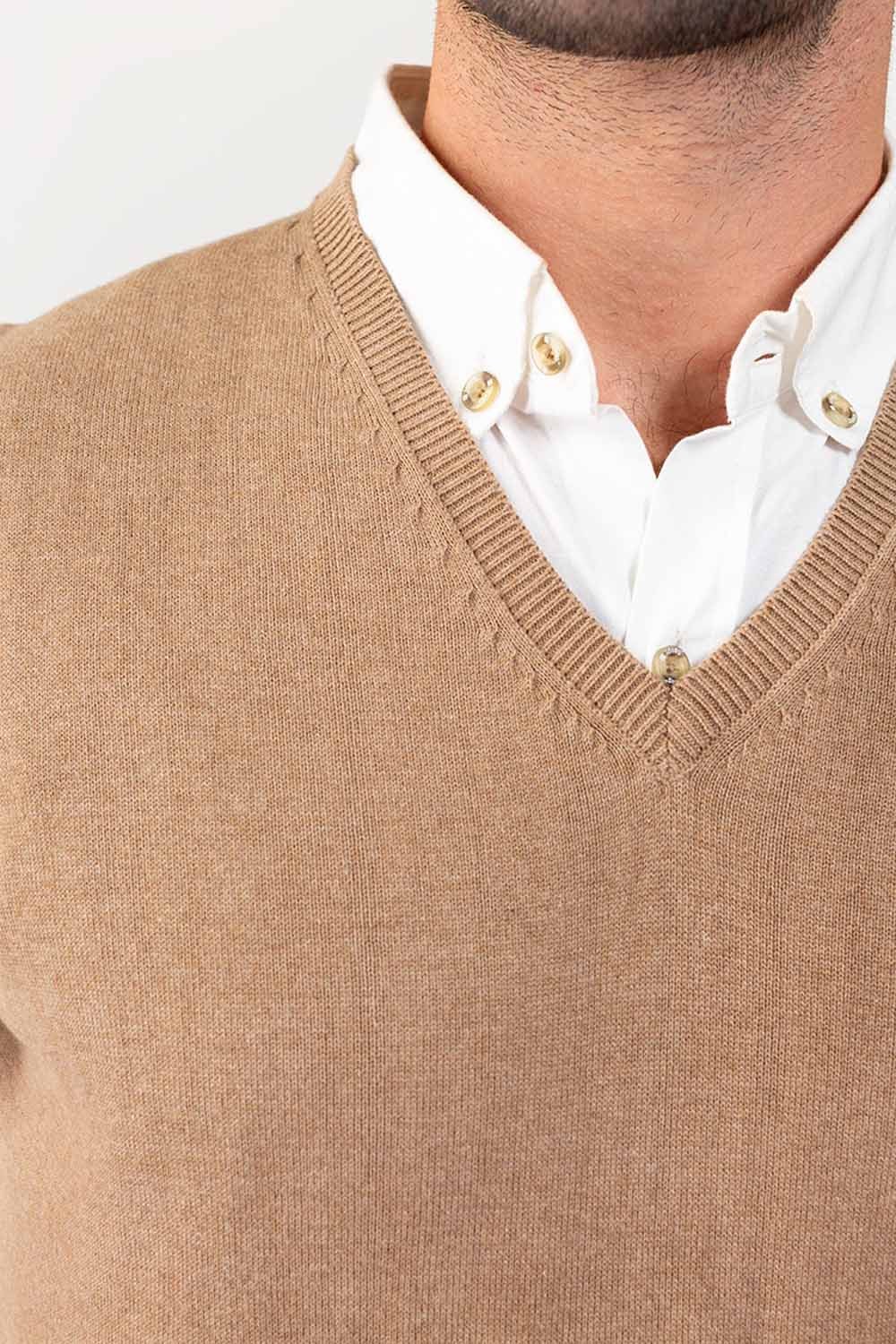 Oatmeal Fashion Sweater SL-SWT-D17-03