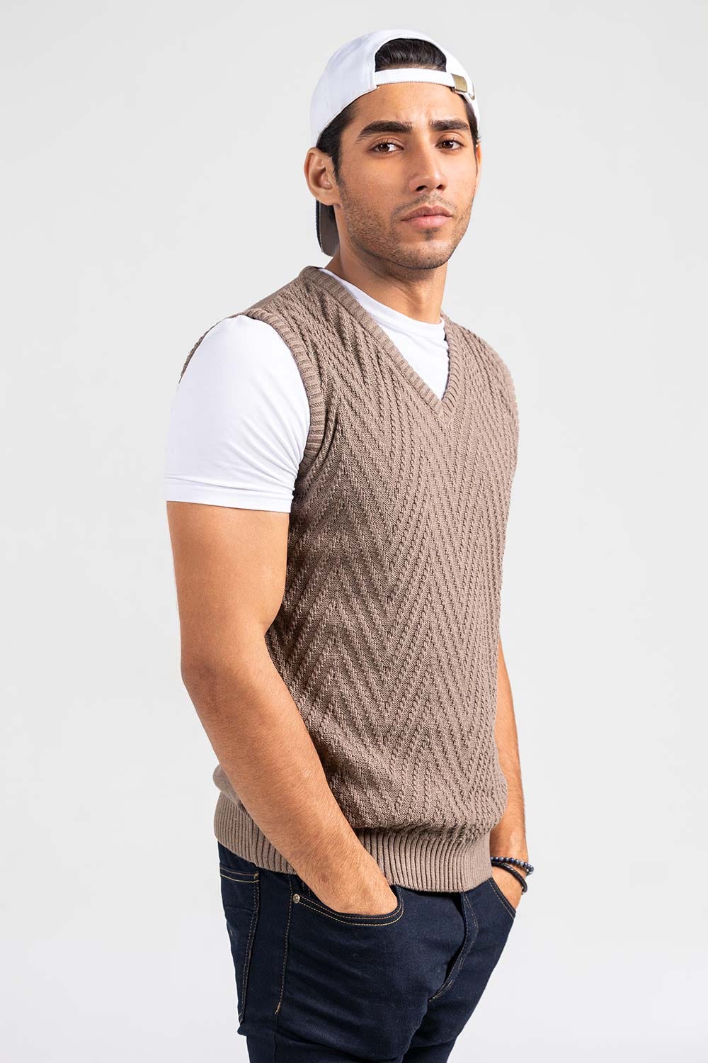 Oatmeal Fashion Sweater SL-SWT-FD-31-01