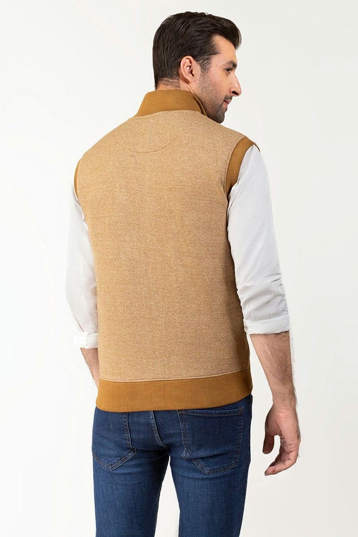 Oatmeal Sleeveless Jacket JKT-MNV-D24-02