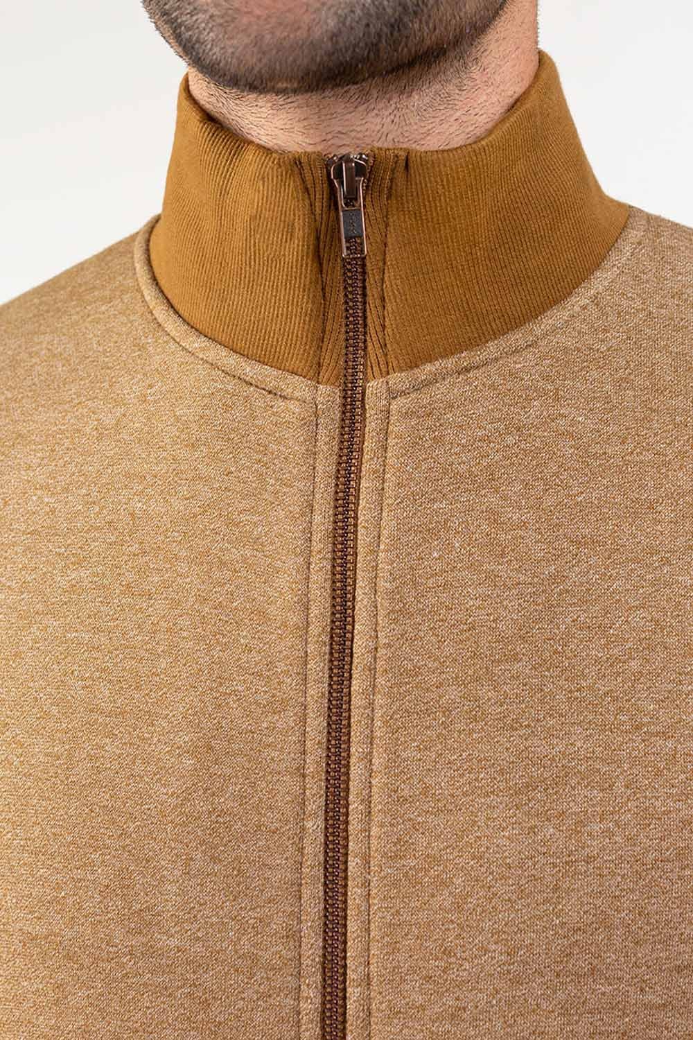 Oatmeal Sleeveless Jacket JKT-MNV-D24-02