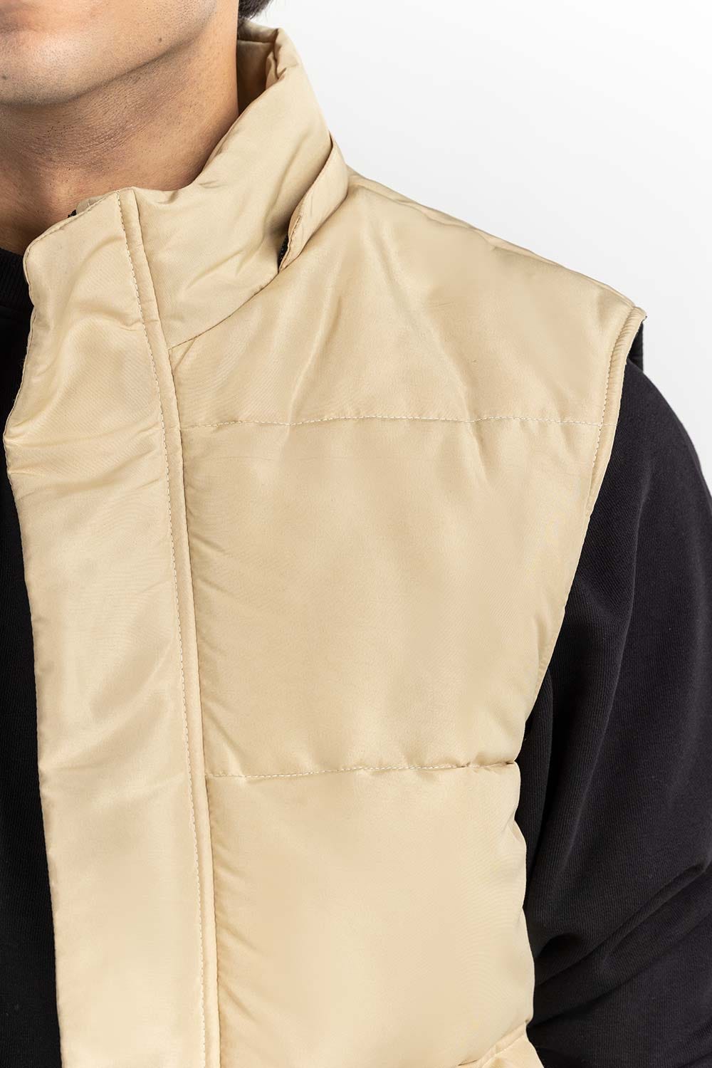 Off-White Puffer Gilet with Hoodie JKT-WVST22-006