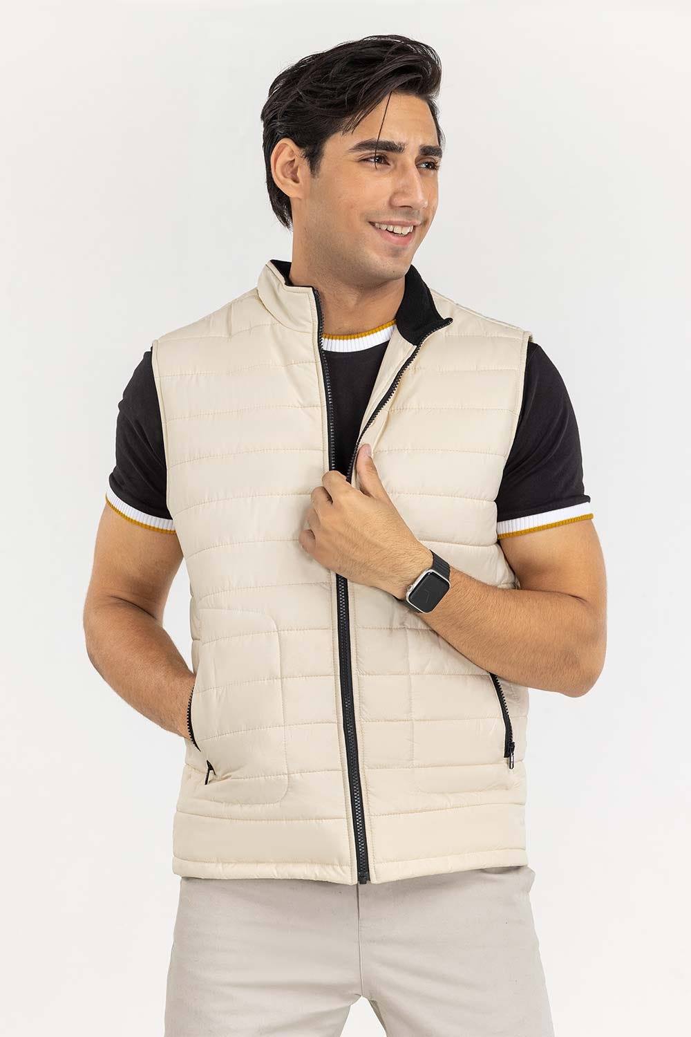 Off-White Quilted Gilet JKT-WVST22-019