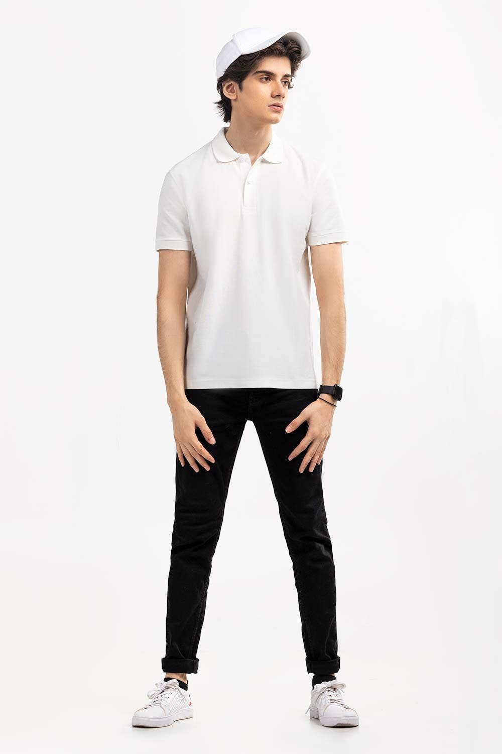 Off White Basic Signature Polo PKP-SB-122
