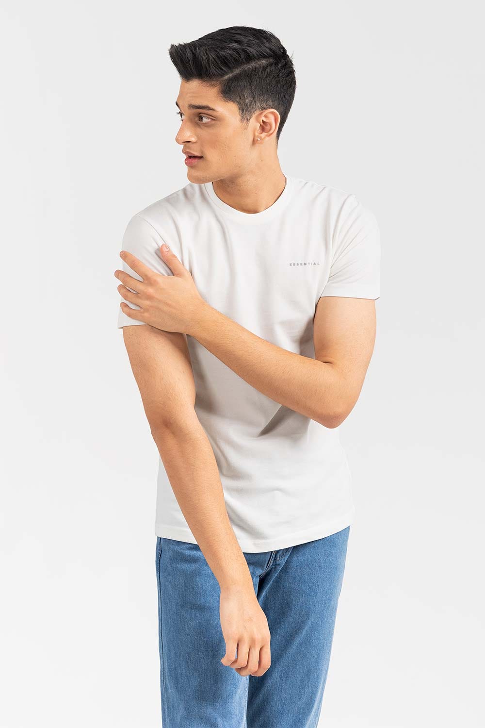 Off White Basic T-Shirt PK-CN-SIG-D13