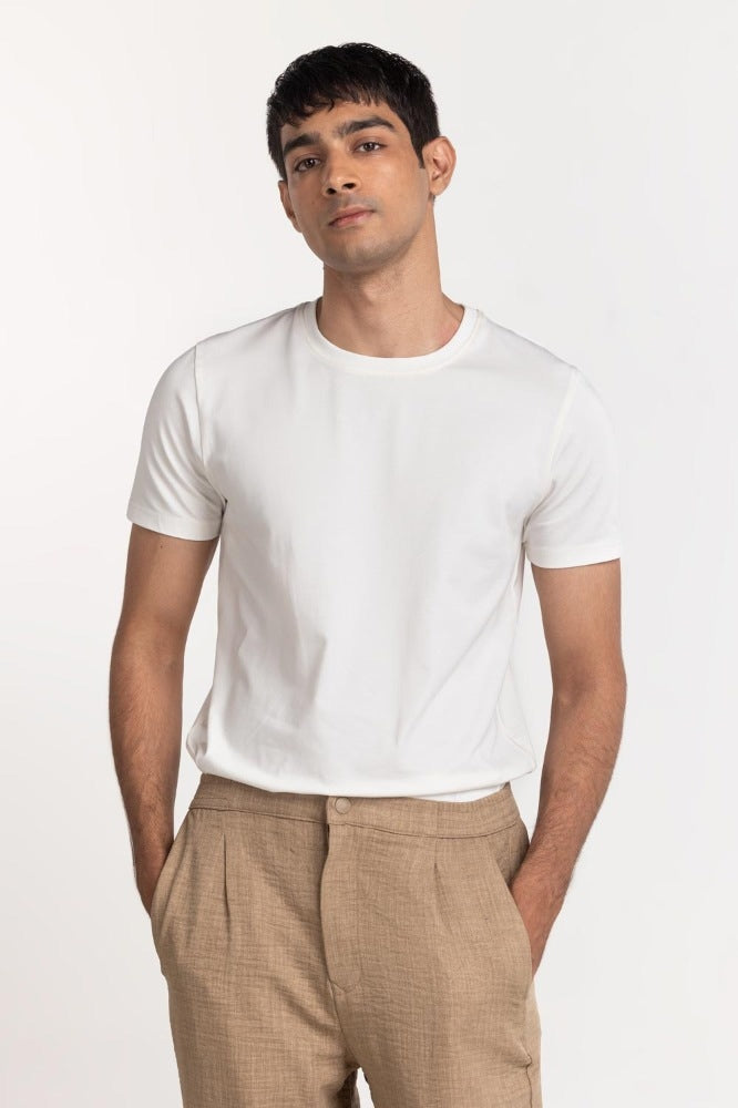 Off White Basic Tee TS-CNSJ24-020