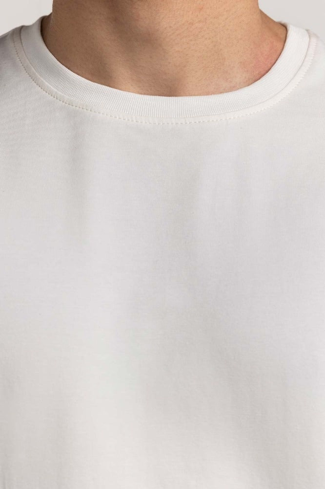 Off White Basic Tee TS-CNSJ24-020